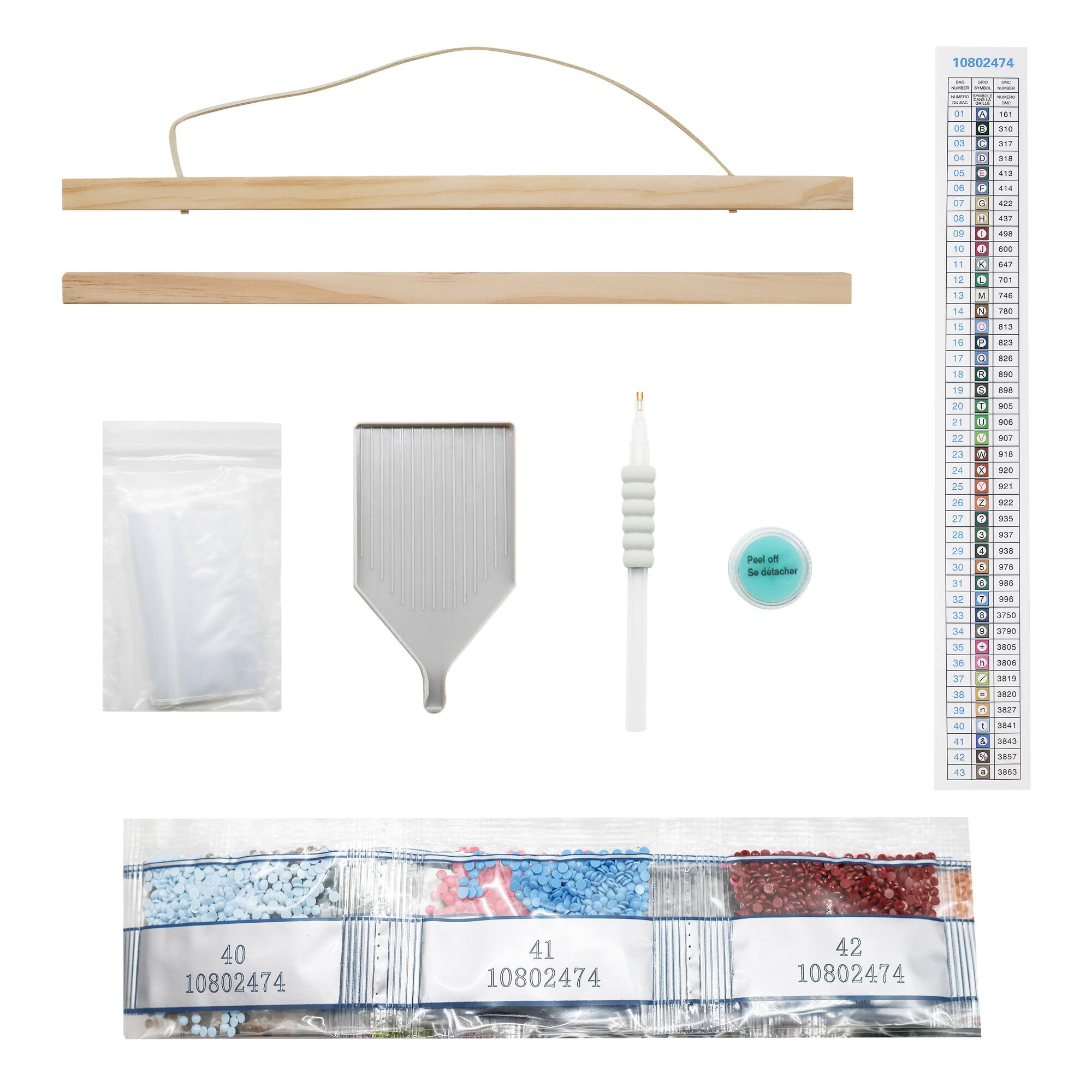 11" x 14" Flower Alley Diamond Art Kit by Make Market®